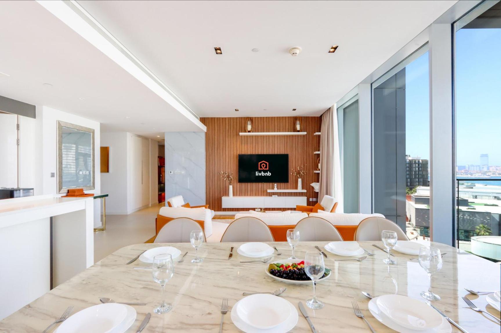 Livbnb - Alluring 3br Maid's With Sea & Ain View * Dubai